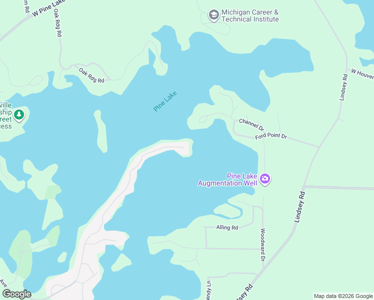 map of restaurants, bars, coffee shops, grocery stores, and more near 10837 Long Point Drive in Plainwell
