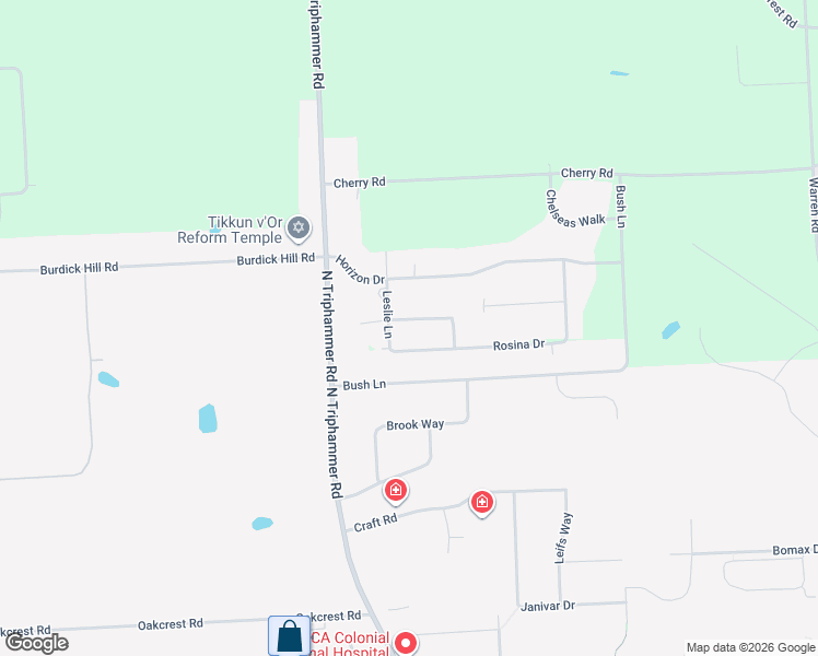 map of restaurants, bars, coffee shops, grocery stores, and more near 5 Alessandro Dr in Ithaca