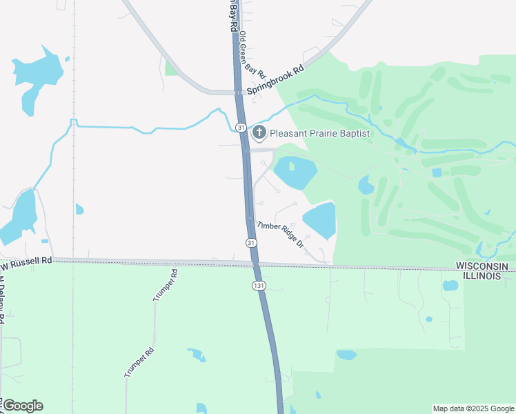 map of restaurants, bars, coffee shops, grocery stores, and more near 12585 Timber Ridge Drive in Pleasant Prairie