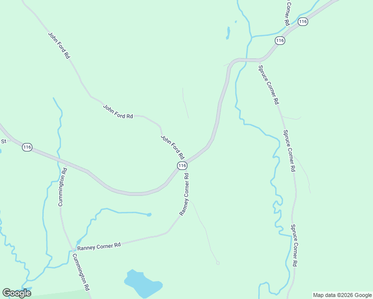 map of restaurants, bars, coffee shops, grocery stores, and more near 12 John Ford Road in Ashfield