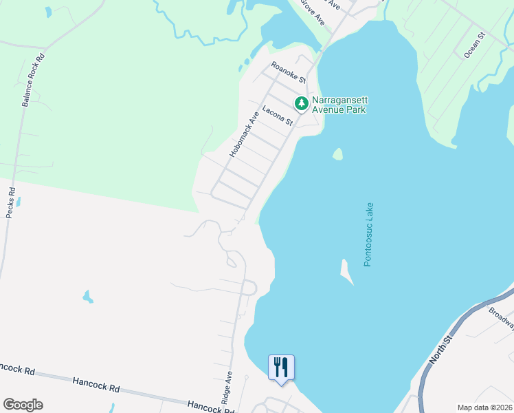 map of restaurants, bars, coffee shops, grocery stores, and more near 233 Narragansett Avenue in Pittsfield