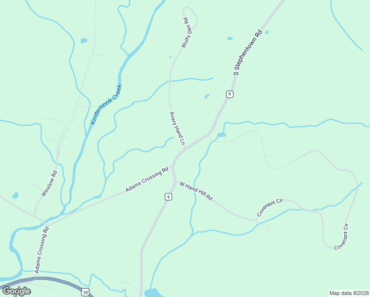 map of restaurants, bars, coffee shops, grocery stores, and more near 1 Avery Hand Lane in East Nassau