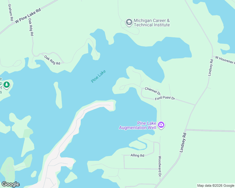 map of restaurants, bars, coffee shops, grocery stores, and more near 11800 Ford Point Drive in Plainwell