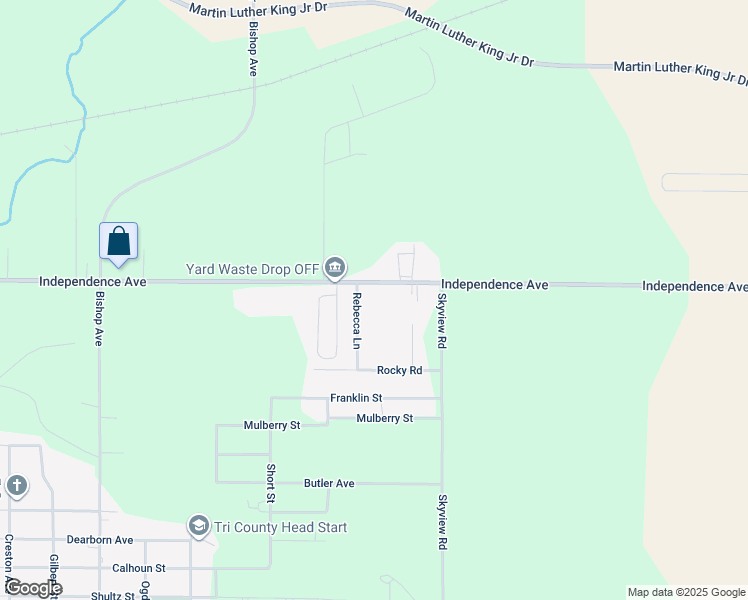 map of restaurants, bars, coffee shops, grocery stores, and more near 2850 Independence Avenue in Waterloo