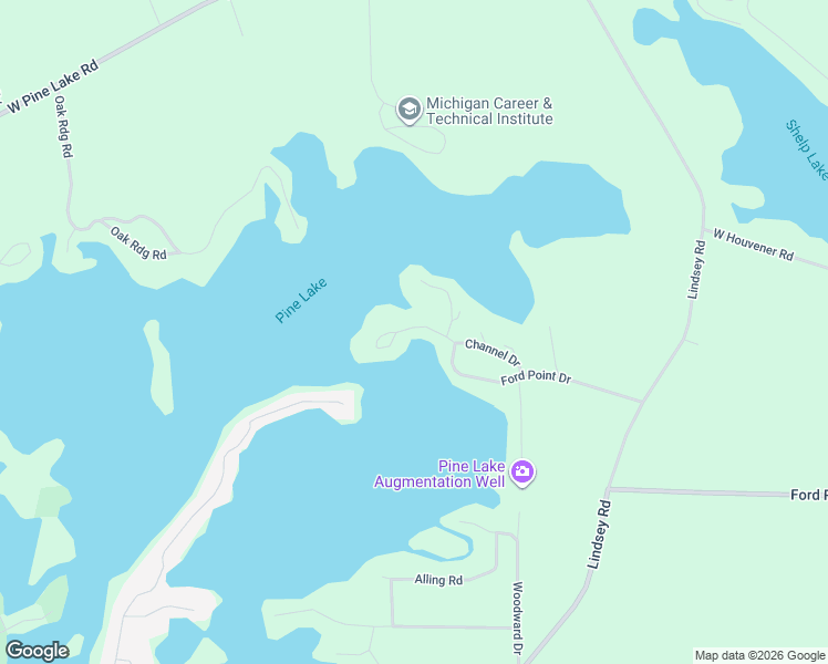 map of restaurants, bars, coffee shops, grocery stores, and more near 11727 Ford Point Drive in Plainwell
