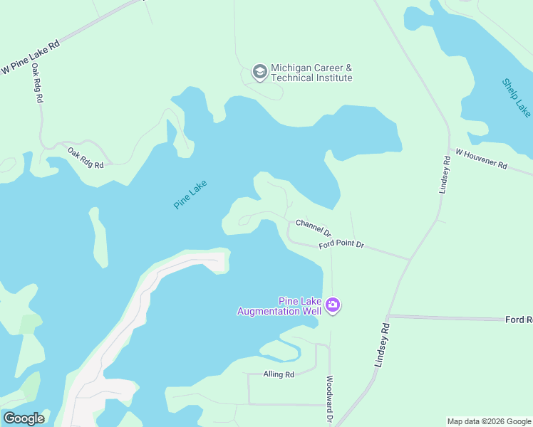 map of restaurants, bars, coffee shops, grocery stores, and more near 11727 Ford Point Drive in Plainwell