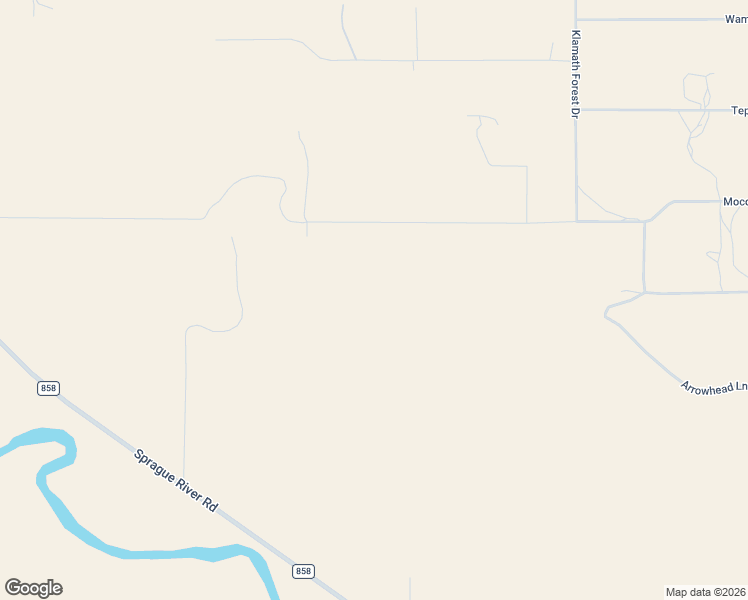 map of restaurants, bars, coffee shops, grocery stores, and more near 20893 Sprague River Road in Chiloquin