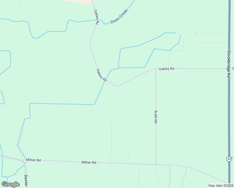 map of restaurants, bars, coffee shops, grocery stores, and more near 2951 Oakley Road in Stockbridge