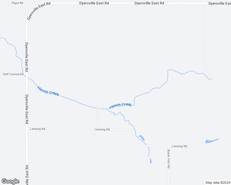 map of restaurants, bars, coffee shops, grocery stores, and more near 28995 Lansing Road in Dyersville