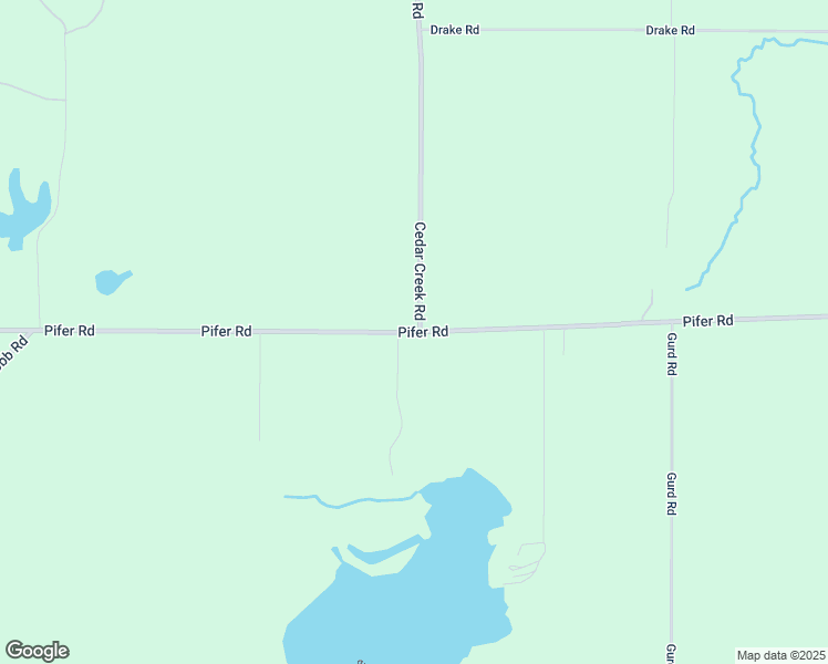 map of restaurants, bars, coffee shops, grocery stores, and more near Pifer Road in Delton