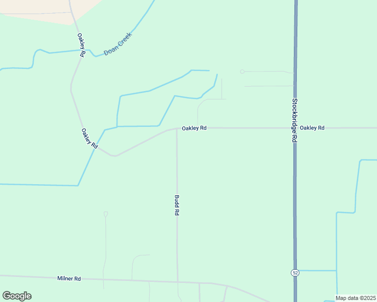 map of restaurants, bars, coffee shops, grocery stores, and more near 2963 Budd Road in Stockbridge