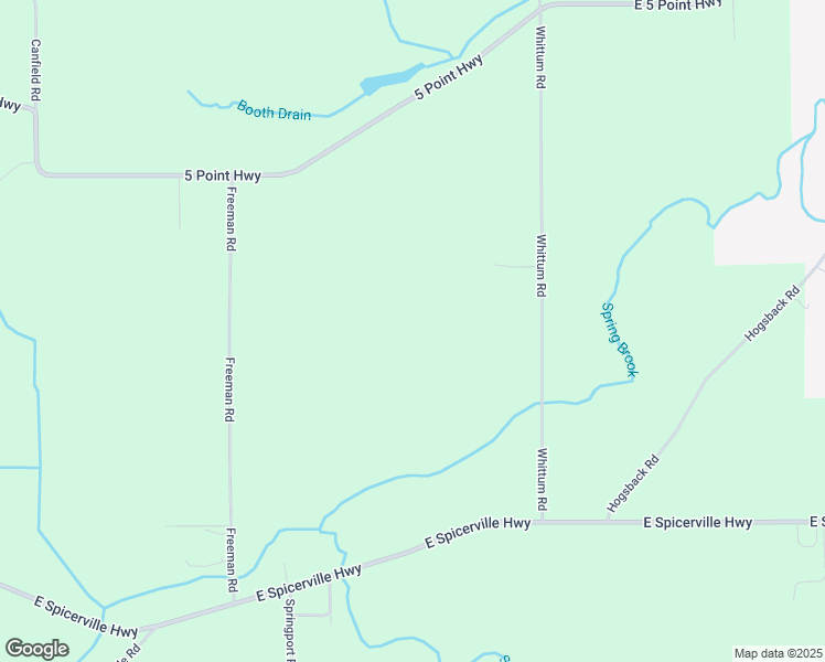 map of restaurants, bars, coffee shops, grocery stores, and more near 4532 Whittum Road in Eaton Rapids