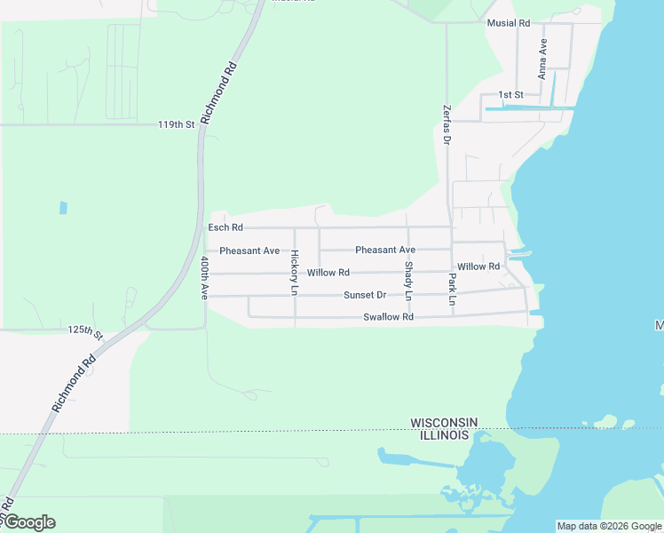map of restaurants, bars, coffee shops, grocery stores, and more near 1821 Pheasant Avenue in Twin Lakes
