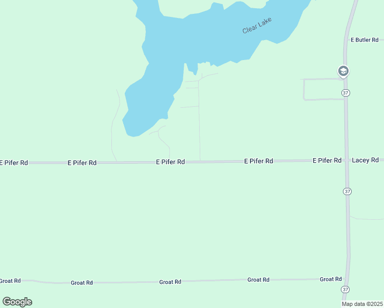 map of restaurants, bars, coffee shops, grocery stores, and more near 10462 Cottage Road in Dowling