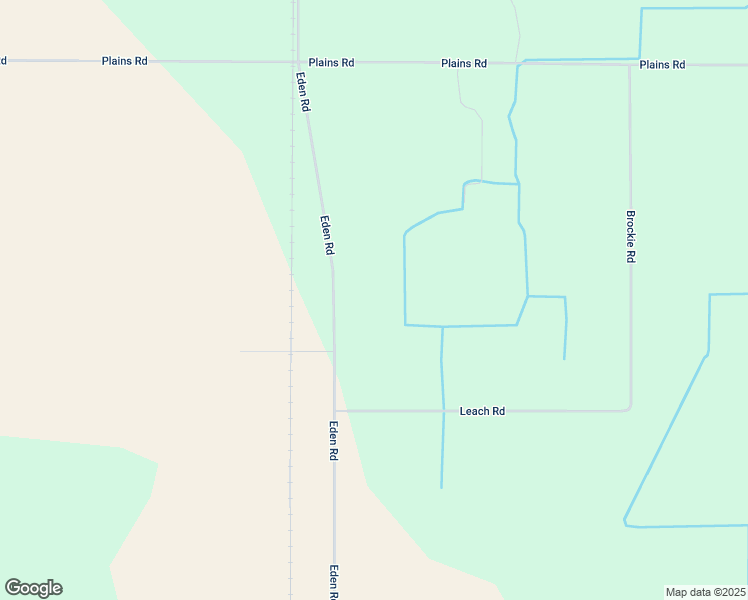 map of restaurants, bars, coffee shops, grocery stores, and more near 2749 Eden Road in Leslie