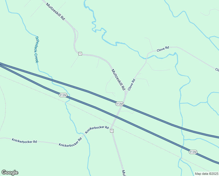 map of restaurants, bars, coffee shops, grocery stores, and more near 1055 Muitzeskill Road in Schodack Landing