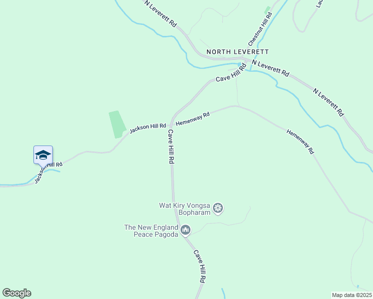 map of restaurants, bars, coffee shops, grocery stores, and more near 100 Cave Hill Road in Leverett
