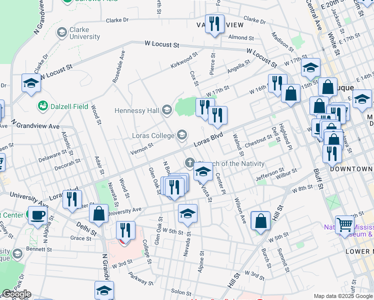 1398 Alta Vista Street, Dubuque IA Walk Score