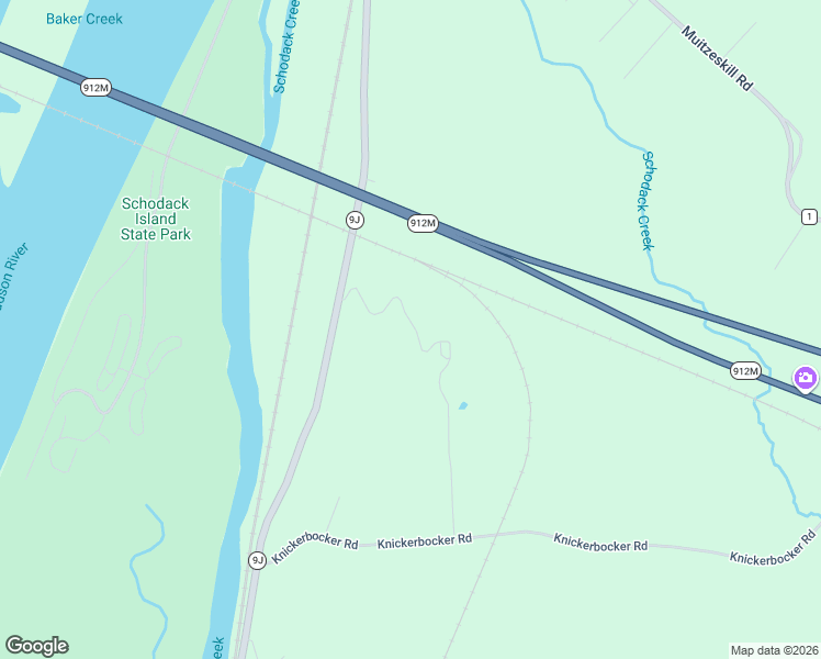 map of restaurants, bars, coffee shops, grocery stores, and more near 1110 River Road in Schodack Landing