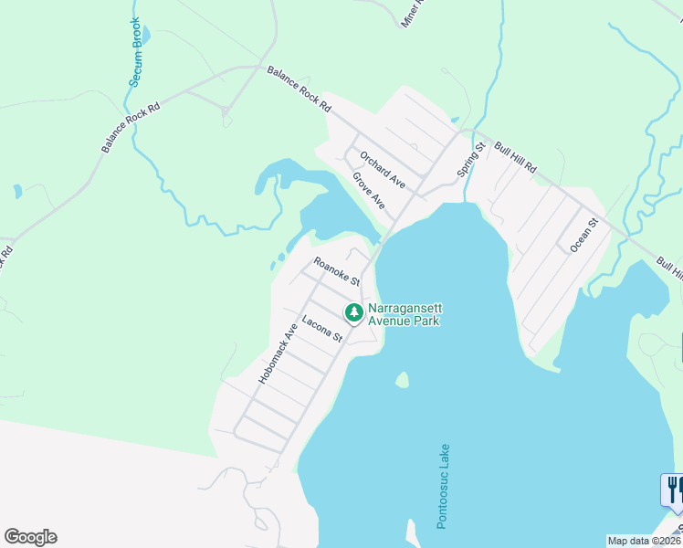 map of restaurants, bars, coffee shops, grocery stores, and more near 13 Roanoke St in Pittsfield
