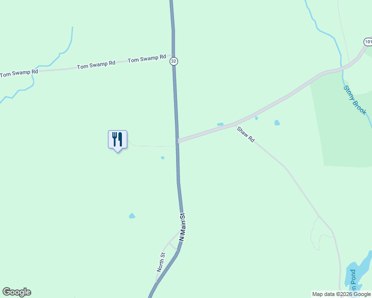 map of restaurants, bars, coffee shops, grocery stores, and more near 111 North Main Street in Petersham