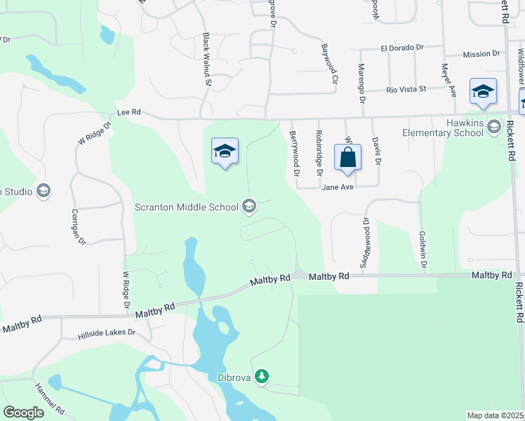 map of restaurants, bars, coffee shops, grocery stores, and more near 8415 Maltby Road in Brighton