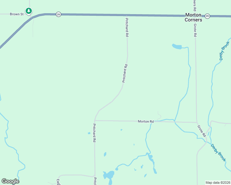 map of restaurants, bars, coffee shops, grocery stores, and more near 13800 Pritchard Road in Springville