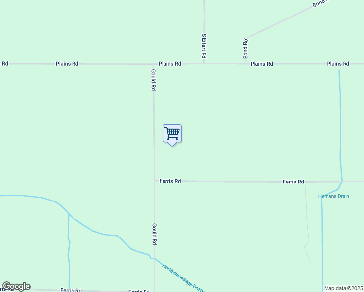 map of restaurants, bars, coffee shops, grocery stores, and more near 2695 Gould Road in Onondaga