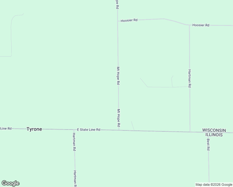 map of restaurants, bars, coffee shops, grocery stores, and more near N197 Mount Hope Road in Brodhead