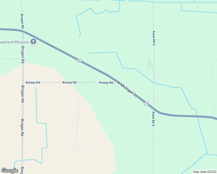map of restaurants, bars, coffee shops, grocery stores, and more near 5364 Kinsey Road in Stockbridge