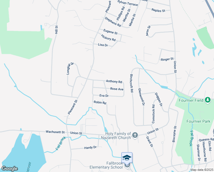map of restaurants, bars, coffee shops, grocery stores, and more near 38 Veronica Street in Leominster