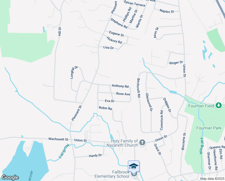 map of restaurants, bars, coffee shops, grocery stores, and more near 38 Veronica Street in Leominster