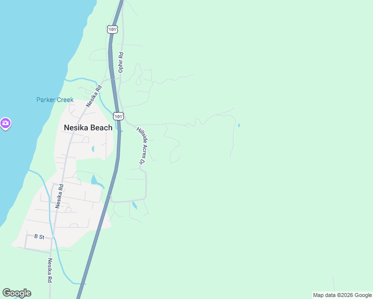 map of restaurants, bars, coffee shops, grocery stores, and more near 94760 Adams Hill Road in Gold Beach