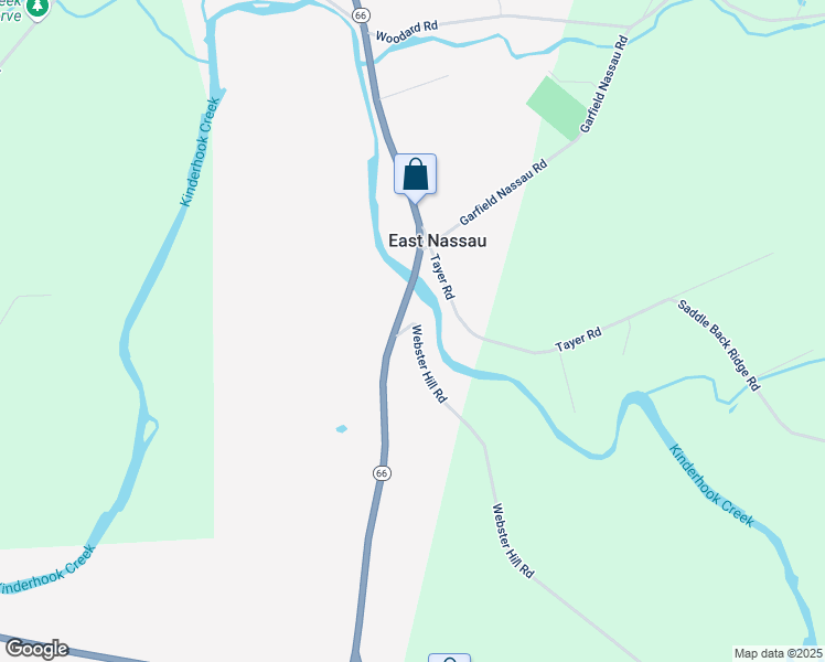 map of restaurants, bars, coffee shops, grocery stores, and more near 18 Webster Hill Road in East Nassau