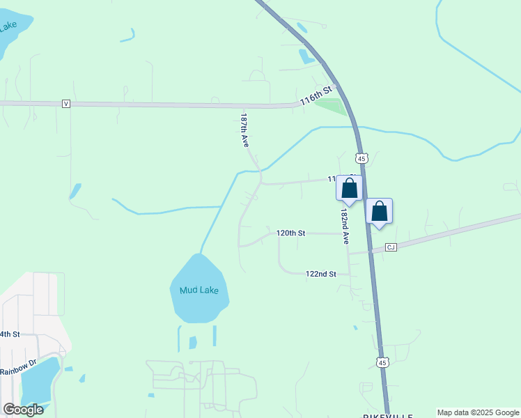 map of restaurants, bars, coffee shops, grocery stores, and more near 11935 187th Avenue in Bristol