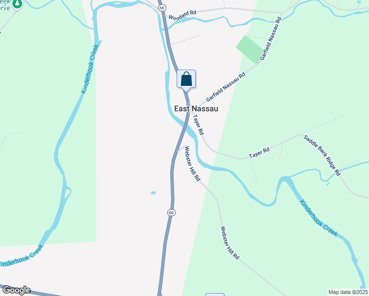 map of restaurants, bars, coffee shops, grocery stores, and more near 18 Webster Hill Road in East Nassau