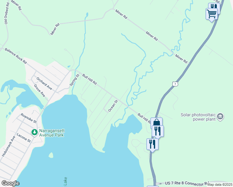 map of restaurants, bars, coffee shops, grocery stores, and more near 70 Bull Hill Road in Pittsfield