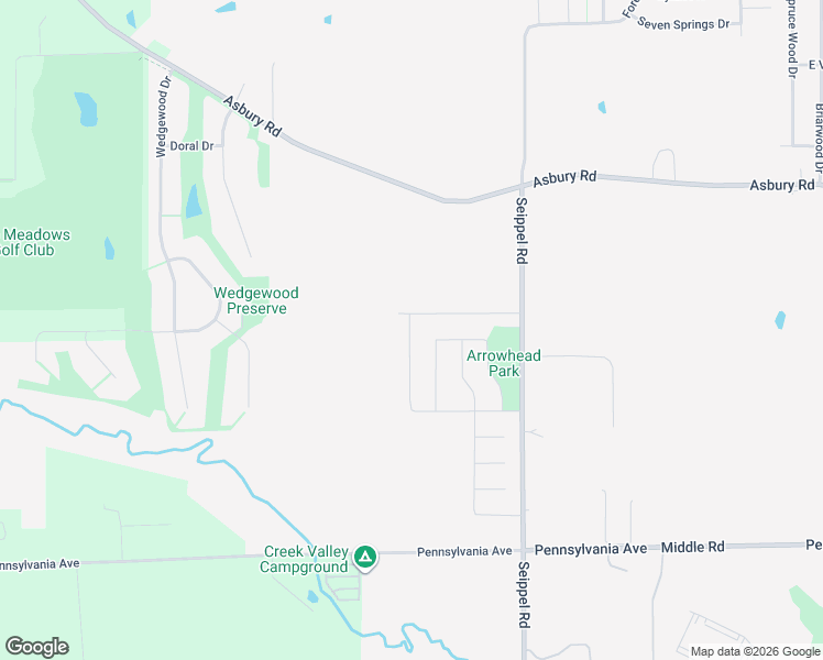 map of restaurants, bars, coffee shops, grocery stores, and more near 6401 Osage Drive in Asbury