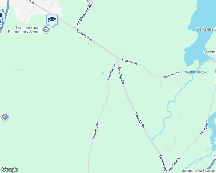 map of restaurants, bars, coffee shops, grocery stores, and more near 767 Partridge Road in Lanesborough