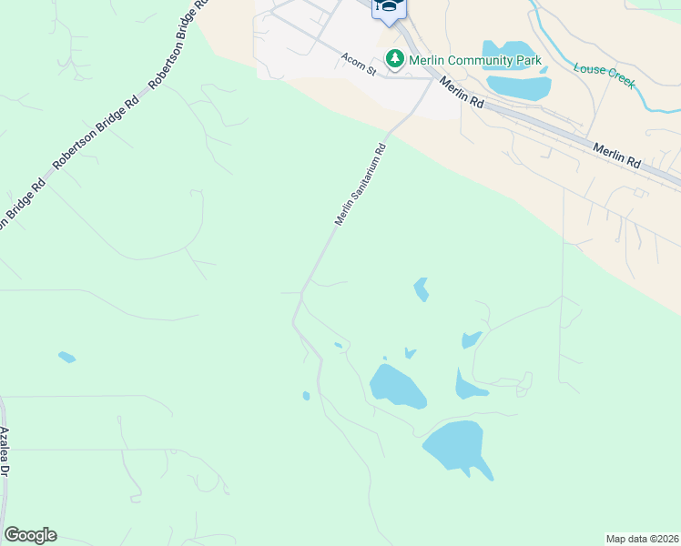 map of restaurants, bars, coffee shops, grocery stores, and more near 1452 Merlin Sanitarium Road in Merlin