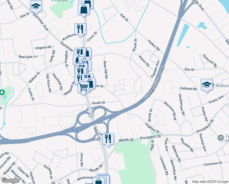 map of restaurants, bars, coffee shops, grocery stores, and more near 811 Gazebo Circle in Reading