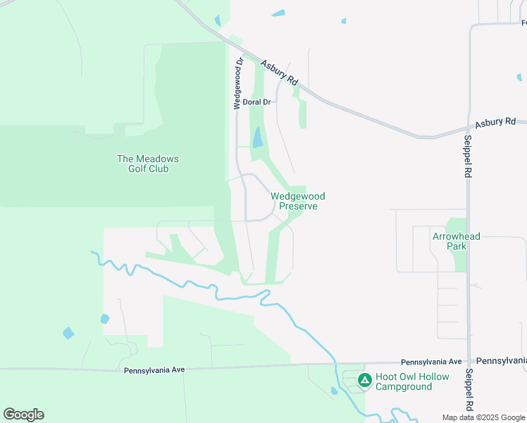 map of restaurants, bars, coffee shops, grocery stores, and more near 6413 Torrey Pines Drive in Asbury