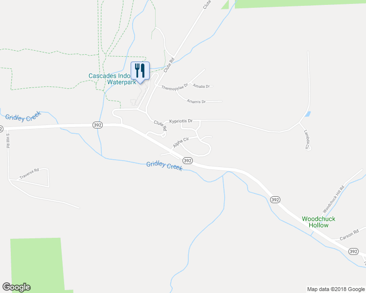 map of restaurants, bars, coffee shops, grocery stores, and more near 2098 Alpha Circle in Cortland