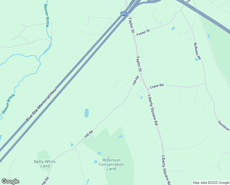 map of restaurants, bars, coffee shops, grocery stores, and more near 56 Leonard Road in Boxborough