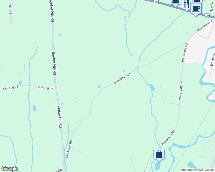 map of restaurants, bars, coffee shops, grocery stores, and more near 327 Mcclellan Road in Nassau