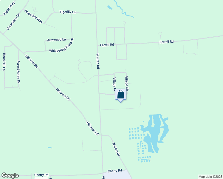 map of restaurants, bars, coffee shops, grocery stores, and more near 18 Village Circle in Ithaca