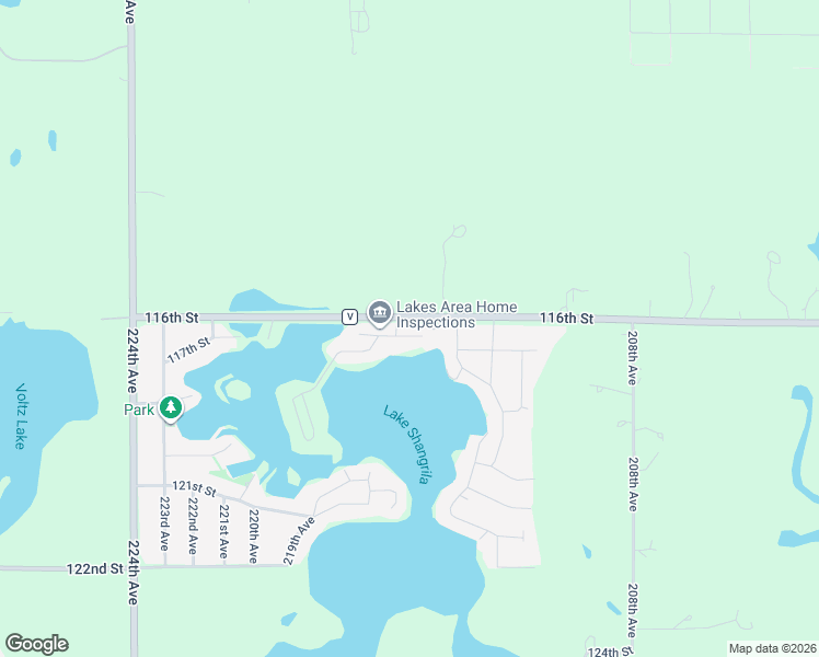 map of restaurants, bars, coffee shops, grocery stores, and more near 21524 117th Street in Bristol