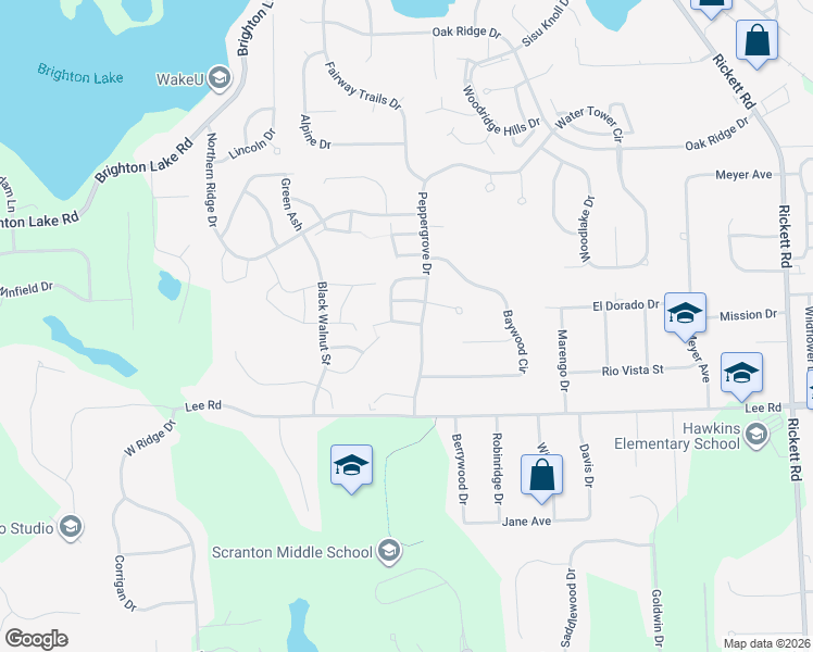 map of restaurants, bars, coffee shops, grocery stores, and more near 2305 Sugar Maple Drive in Brighton