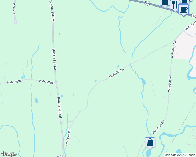 map of restaurants, bars, coffee shops, grocery stores, and more near 327 Mcclellan Road in Nassau