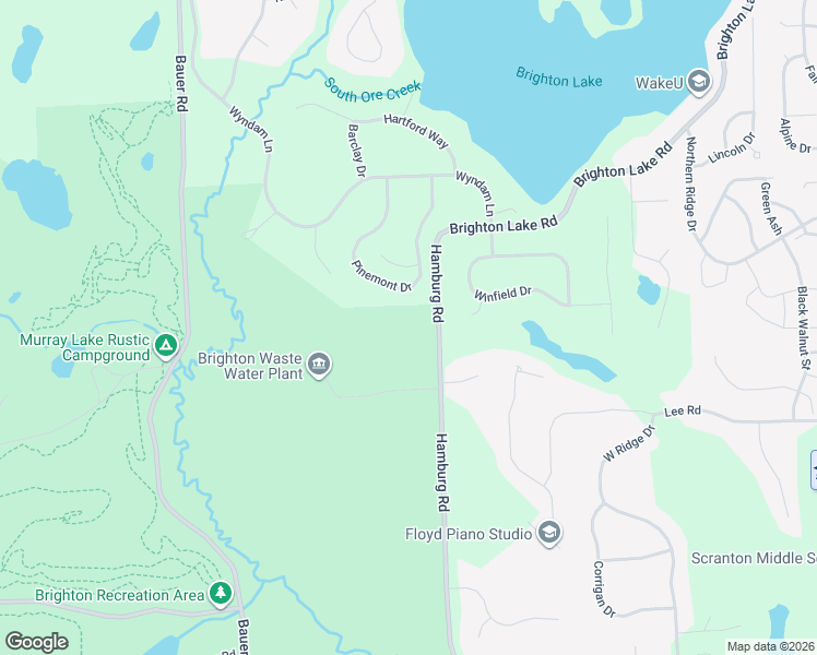 map of restaurants, bars, coffee shops, grocery stores, and more near 6180 Pinemont Drive in Brighton